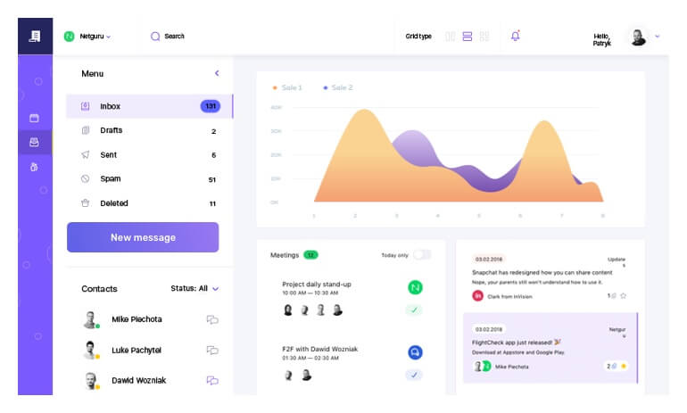 CRM Software Dashboard